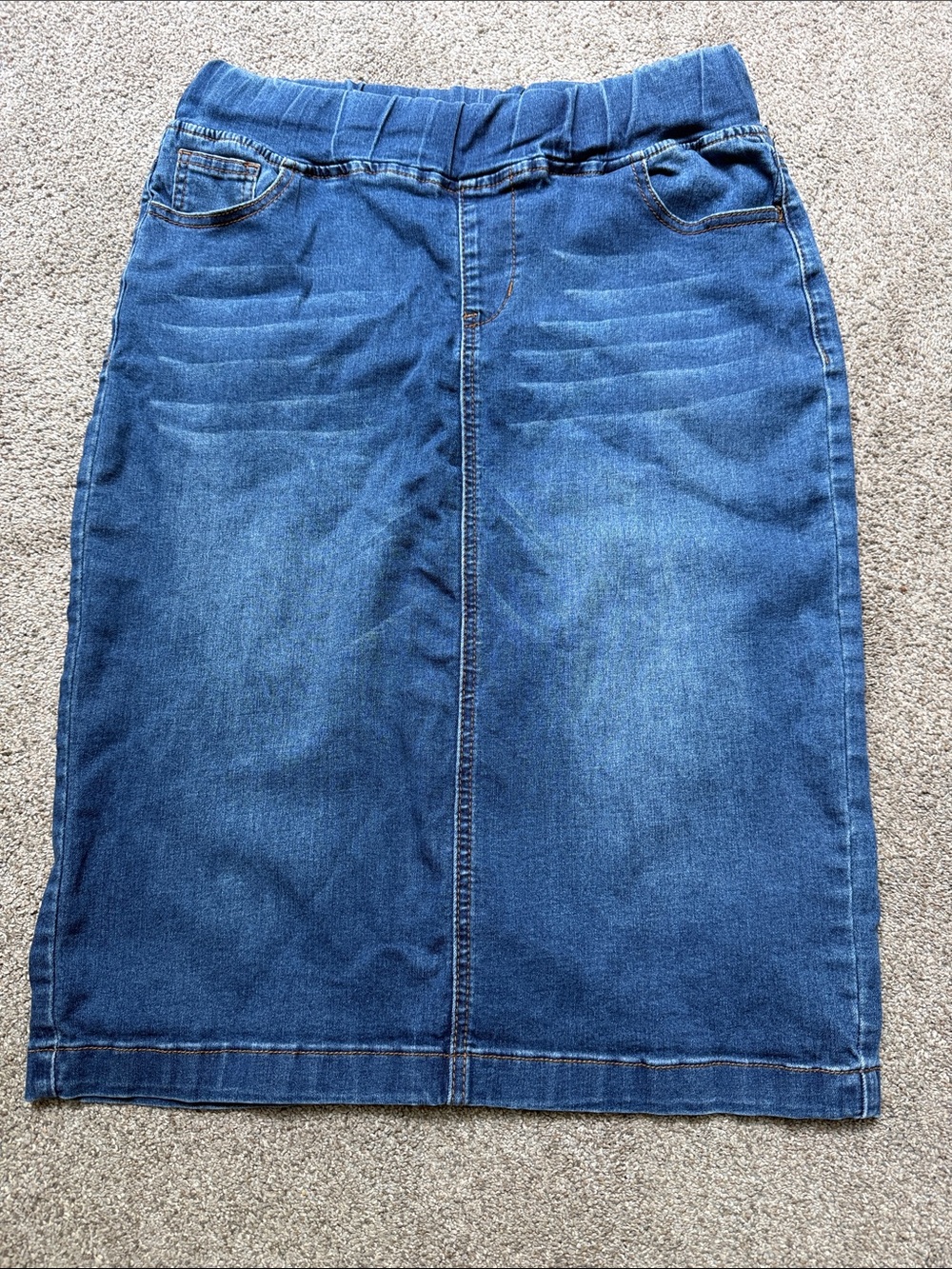 Women’s Be-Girl Denim Pencil Skirt - Blue